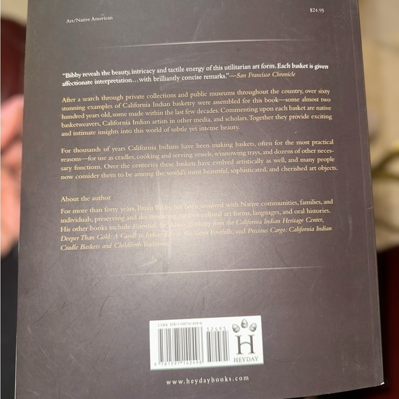 The Fine Art of California Indian Basketry by Brian Bibby - Picture 2 of 7